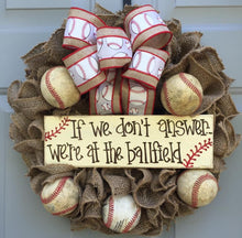 Baseball Burlap Wreath Tutorial - Digital Video, How To Video, Baseball Wreath