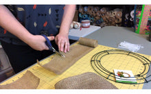 Baseball Burlap Wreath Tutorial - Digital Video, How To Video, Baseball Wreath