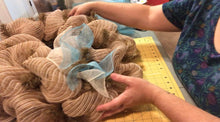 Beach Burlap Wreath Tutorial - Digital Video, How To Video, Sandy Feet Welcome Wreath