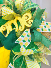 Welcome Pineapple Summer Deco Mesh Wreath, Welcome Wreath, Summer Wreath, Spring Wreath, Pineapple Decor