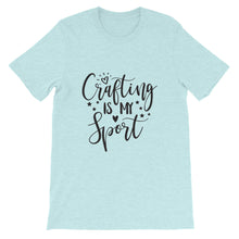 Crafting Is My Sport, Crafters Shirt, Wreath Unisex Tee, Short-Sleeve Unisex T-Shirt