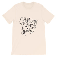 Crafting Is My Sport, Crafters Shirt, Wreath Unisex Tee, Short-Sleeve Unisex T-Shirt