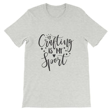 Crafting Is My Sport, Crafters Shirt, Wreath Unisex Tee, Short-Sleeve Unisex T-Shirt