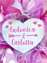 Personalized Baby Shower Wreath,  Name Wreath, Customizable Baby Girl Shower Deco Mesh Wreath