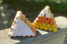 Wine Cork Candy Corn, Wine Lover Gift, Holiday Decorations, Halloween Decor
