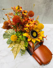 Fall Truck Flower Arrangement, Vintage Truck Table Centerpiece