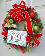 Noel Wreath, Christmas Wreath, Holly Wreath, Berry Wreath, Evergreen Wreath