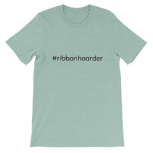 Women's Crafting T-Shirt, #RibbonHoarder, Wreath Shirt