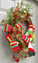 Snowman Wreath, Christmas Wreath, Christmas Decor, Christmas Floral, Christmas Gift, Holly Berry Wreath, Holiday Snowman