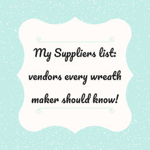 Wreath & Floral Supplier List – Digital Shopping Guide