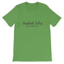 Handmade Sellers University Tee, BeautifulMesh Shirt, Wreath t-shirt, Crafters shirt, Short-Sleeve Unisex T-Shirt