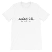 Handmade Sellers University Tee, BeautifulMesh Shirt, Wreath t-shirt, Crafters shirt, Short-Sleeve Unisex T-Shirt