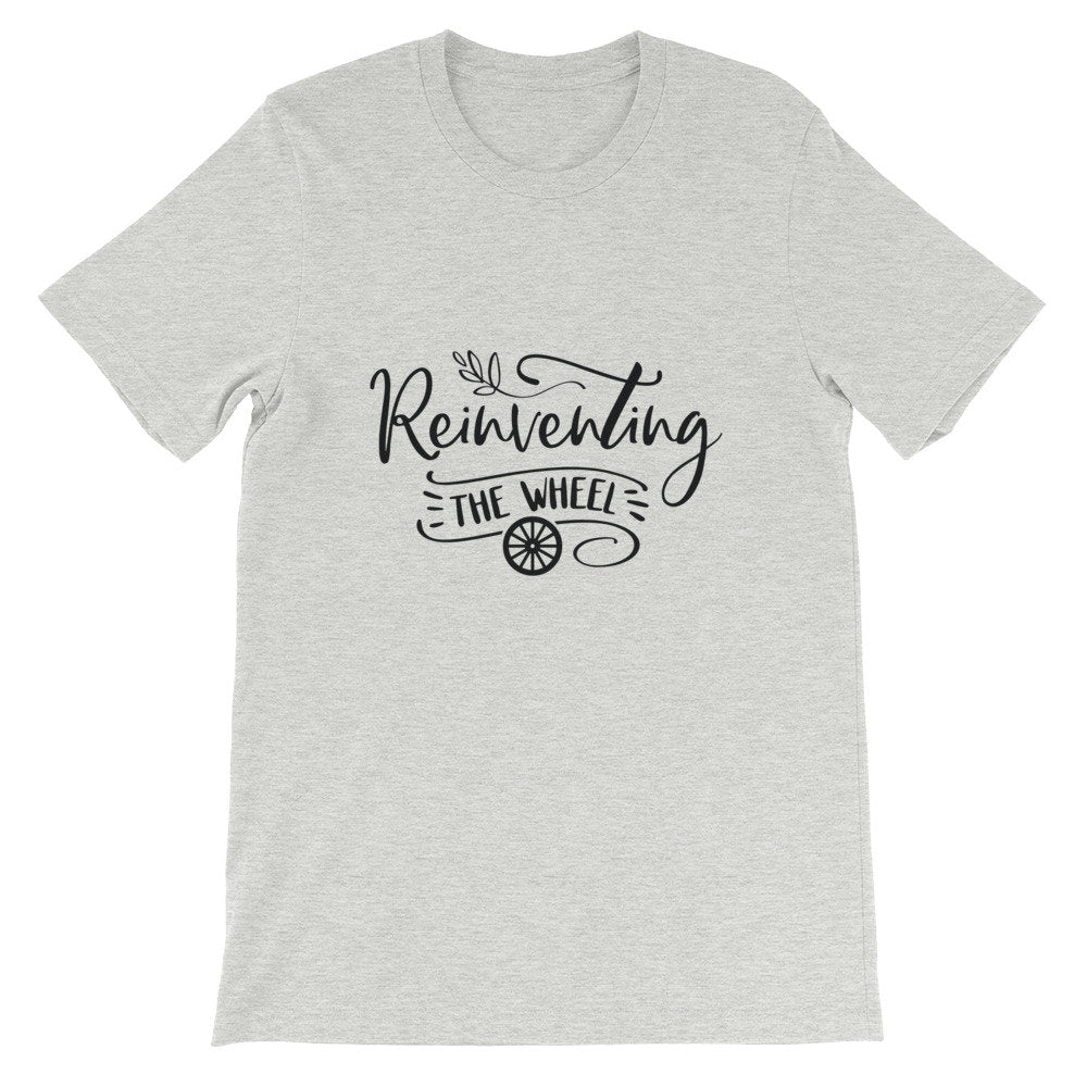 Reinventing The Wheel, Crafters Shirt, Wreath Tee, Short-Sleeve Unisex T-Shirt