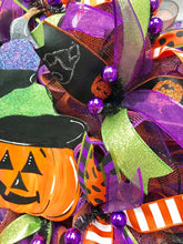 Halloween Pumpkin Wreath, Halloween Door Decor, Halloween Party, Happy Halloween