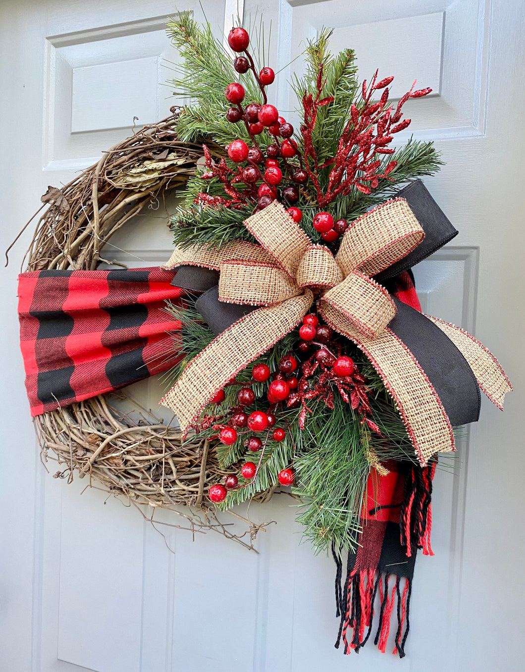Country Christmas Wreath
