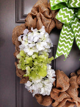 Custom Burlap Monogram Wreath, Rustic Wreath, Initial Wreath, Burlap Wreath